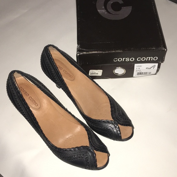 Corso Como Leather Heels - Picture 5 of 8